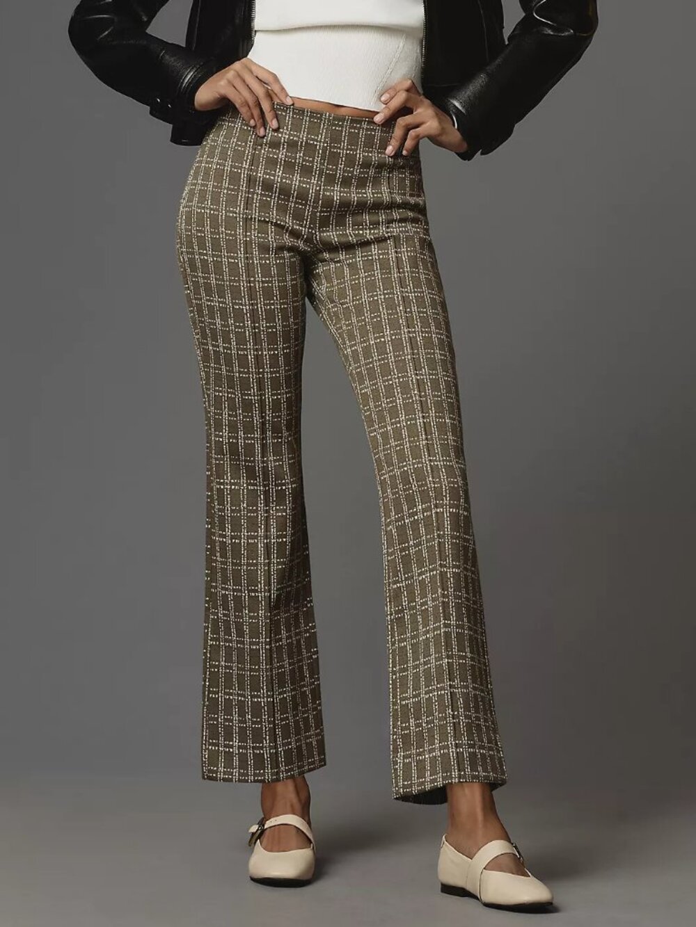 Anthropologie Maeve The Margot Kick-Flare Cropped Pants Size XS